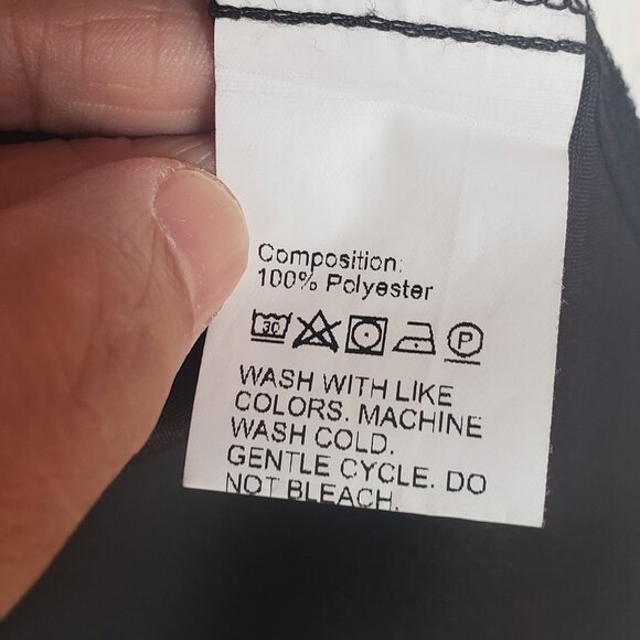 SHEIN | Tops | Black And White | Button Up | Large - Picture 3 of 5